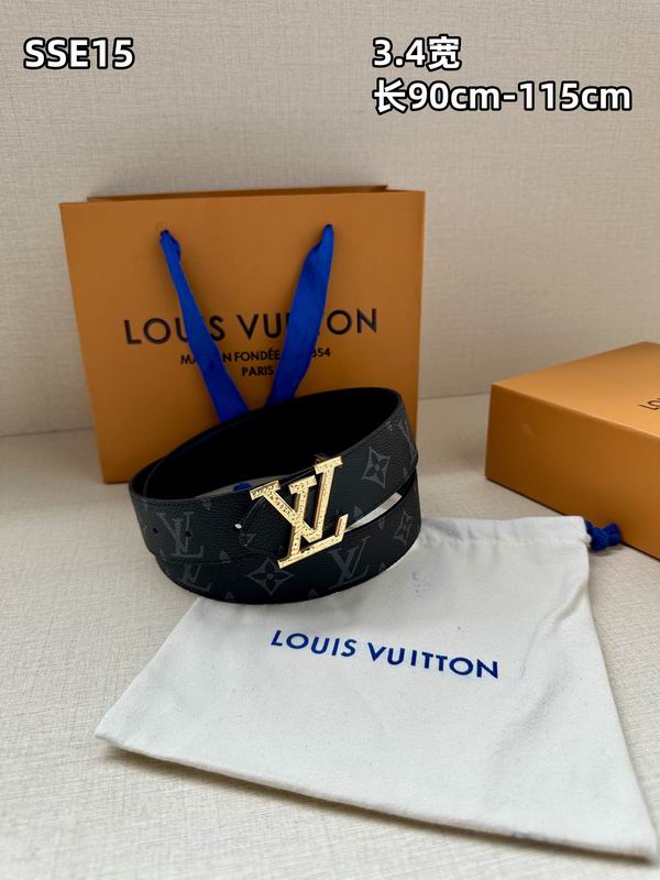 LV belt 34mmX90-115cm 8L05